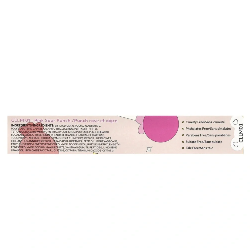 Kim Chi Candy Lips Lip Mask®, CLLM‎ 01 Pink Sour Punch, 0.09 oz (2.7 g)